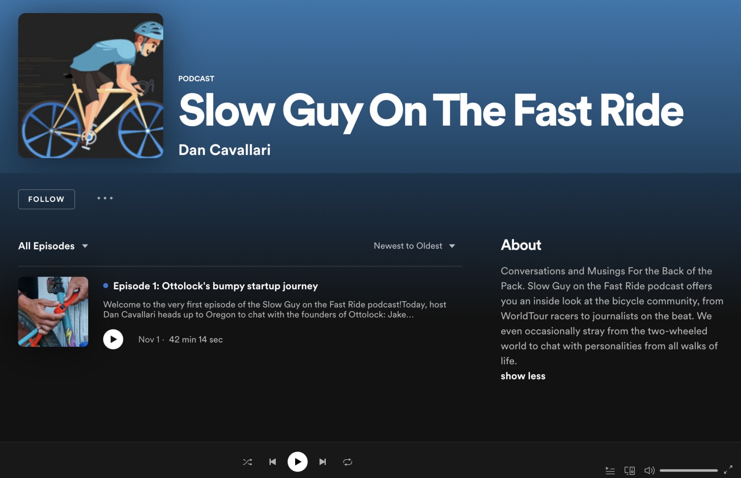 Slow Guy On the Fast Ride Podcast